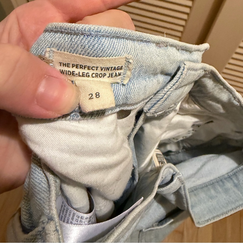 Madewell The Perfect Vintage Wide-Leg Crop Jean - Picture 4 of 7